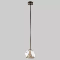 Подвесной светильник со стеклянным плафоном 11025 Lava Brown