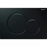 Клавиша смыва Geberit Sigma01 двойной смыв черный 115.770.DW.5 RAL 9005