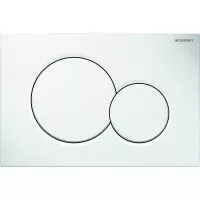 Клавиша смыва Geberit Sigma01 двойной смыв белый Alpine 115.770.11.5
