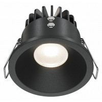 Встраиваемый светильник Maytoni Zoom 6 Вт 4000 K диммируемый черный DL034-01-06W4K-D-B