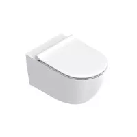 Унитаз подвесной Catalano Sfera 55x35 см безободковый Cataglaze+ белый матовый 0511750021 Унитаз подвесной Catalano Sfera 55x35 см безободковый Cataglaze+ белый матовый 0511750021
