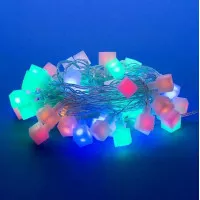 Гирлянда с насадками Uniel Кубики 10 LED 2 м ULD-7932