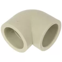 Угольник полипропиленовый TEBO 90° 50 мм 031033106
