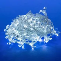 Гирлянда с насадками Uniel Снежинки 10 LED 2 м ULD-7934