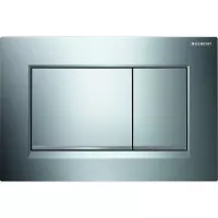 Клавиша смыва Geberit Sigma30 двойной смыв глянцевый хром/матовый хром 115.883.KH.1