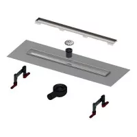 Комплект для монтажа дренажного канала TECE linus 70 см plate с мембраной нержавеющая сталь S600700 Комплект для монтажа дренажного канала TECE linus 70 см plate с мембраной нержавеющая сталь S600700
