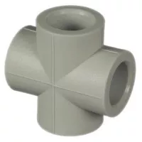Крестовина TEBO PP-R 40 мм серая 031050104